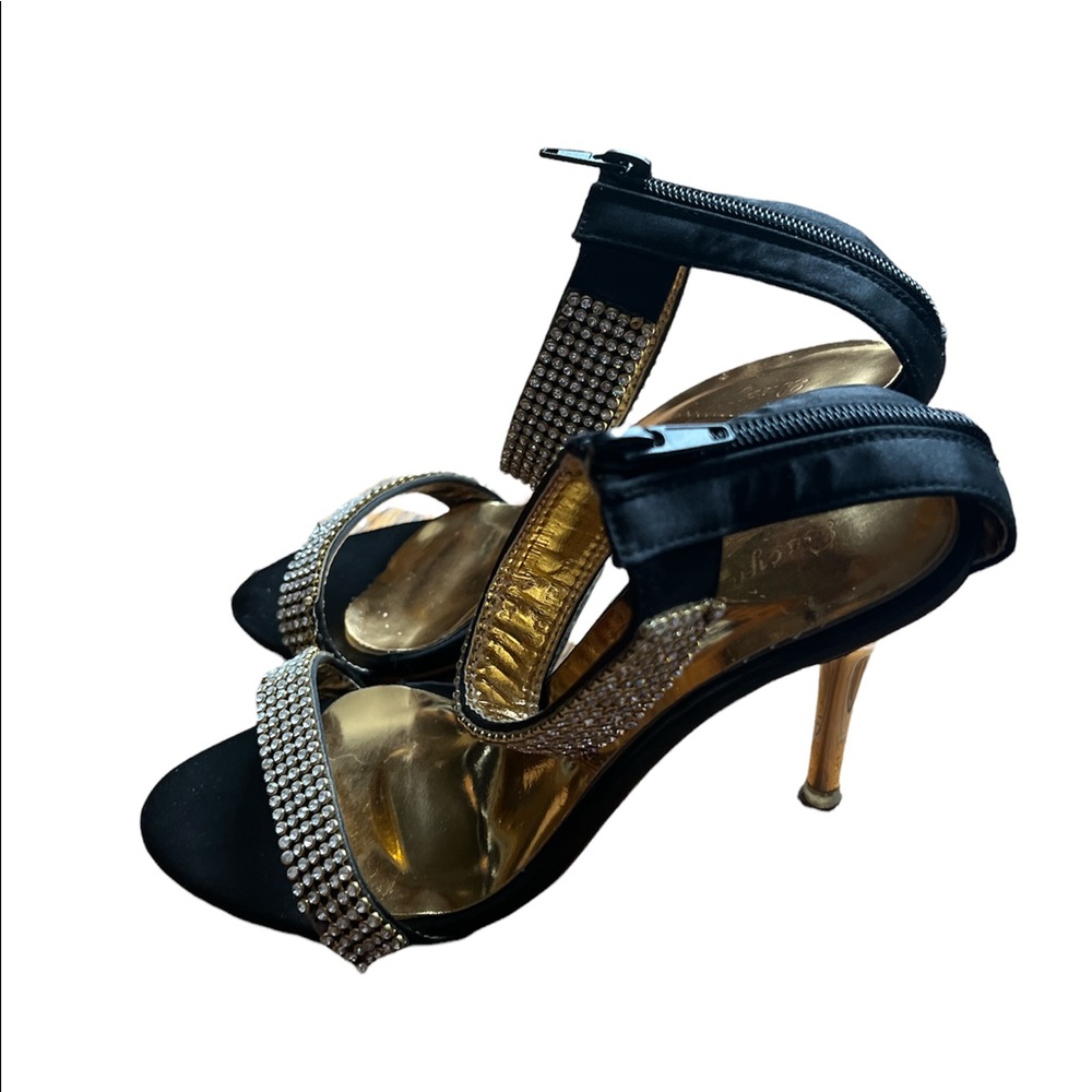 Yesstyle Rhinestone Heeled Sandal - Picture 5 of 7